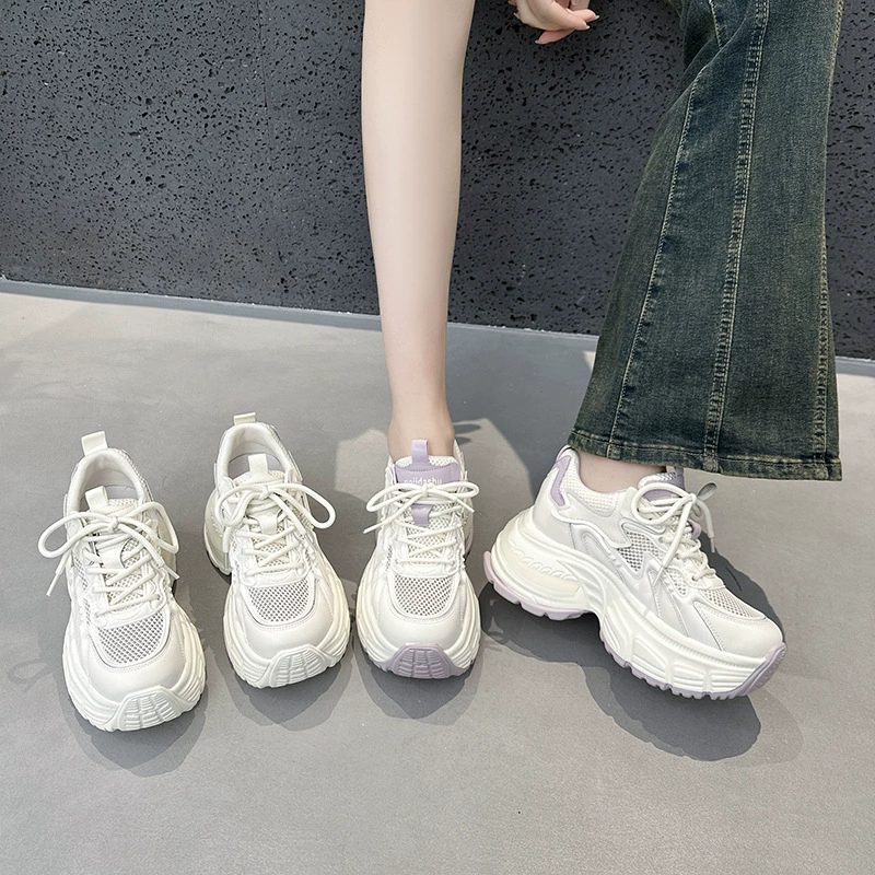 7CM высокой значимости невидимого увеличения женской обуви папы