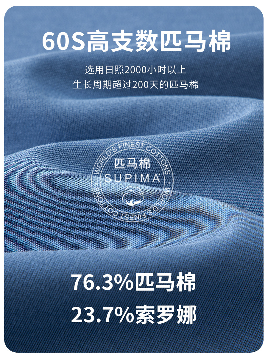 厳選良品【60番手ピマ綿】高級感と涼感のある白Tシャツ メンズ スーピマ ラウンドネック 半袖 インナー