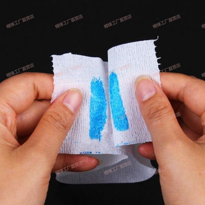 W papel caliente desechable collar protector de cuello papel corte de cabello tiñido artículos de peluquería salón de peluquería herramientas de papel collar Y