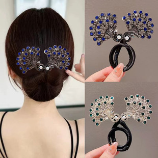 High-End Peacock Style Hair Twisting Tool, Twist Style Hair Ball Head, Does Not Damage Hair, Classy Elegant Elegant Lazy Hair Clip