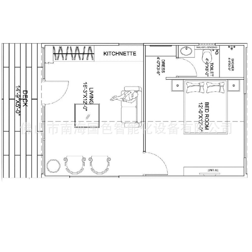 Fabricante de Guangdong Casa modular ensamblada Casa activa de acero ligero Casa de madera Residente Casa de contenedores Cápsula espacial B & B