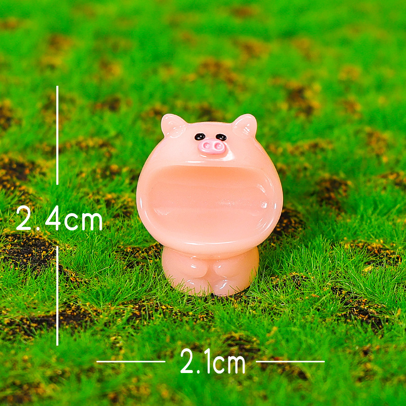 マイクロ風景装飾品大きな口ガーデニング造園ホームデスクトップ樹脂 diy クラフト装飾品小さな装飾品|undefined