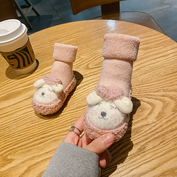 Pink lamb shoes socks 1 double