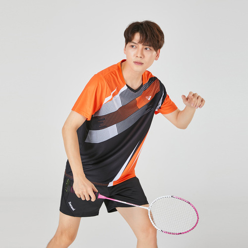 Men and women's badminton suit sports set table tennis team competition volleyball summer new style volleyball suit shirt customized 