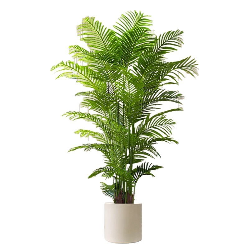 模擬緑の植物、ハイエンドの軽い豪華なひまわり、フレンチミッドセンチュリースタイルのリビングルームの室内装飾、ハイエンドの偽植物の装飾品|undefined