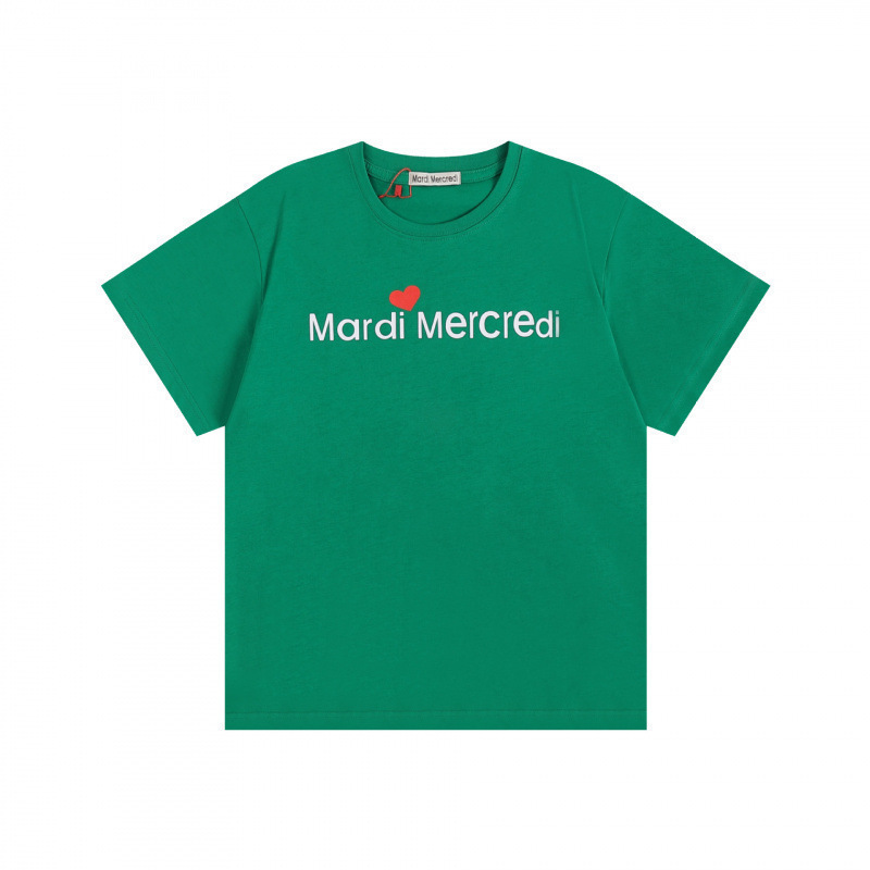 【カウンター品質】韓国マルディトレンドブランド半袖Tシャツリトルデイジードーマンプリントラウンドネックピュアコットンクロスボーダー|undefined