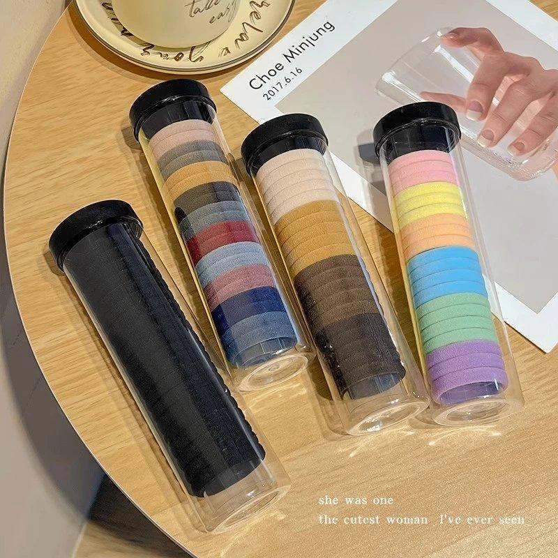 Simple Basic All-match Hair Rope High Elastic Hair Rubber Band Women's High Ponytail Hair Rope Hair Durable Hair Band Headwear Simple Basic All-match Hair Rope High Elastic Hair Rubber Band Women's High Ponytail Hair Rope Hair Durable Hair Band Headwear