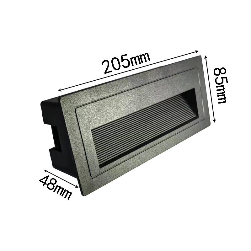 メーカー卸売ホットモデル LED コーナーライト誘導階段はしご屋外埋め込み 6 ワットステップフットライトシェル|undefined