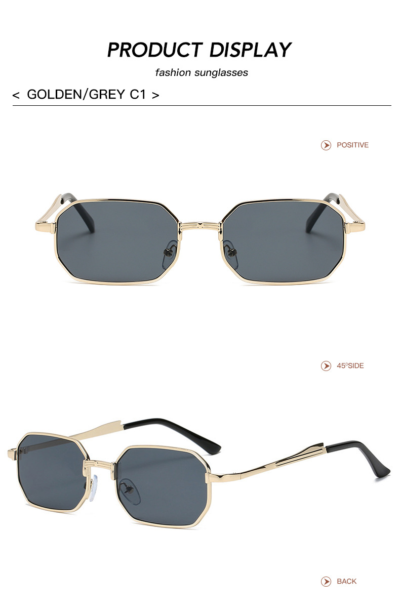 45g Weight Full Frame Glasses Structure Sunglasses Classification Ac, UV400 Protection Lens Material Square Glasses Style Casual, Travel Occasion Solid Color Pattern All Seasons Season Unisex Gender Hip-Hop, Retro Style Hip-Hop Retro Solid Color Ac UV400 Protection Square Full Frame Women's Sunglasses 12