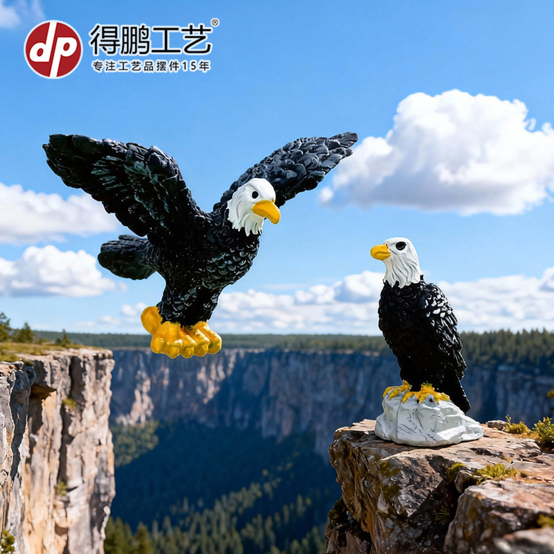 Cross-Border Realistic Bird Models: White-Headed Eagle, Wild Animal, Predator Resin Crafts, Desktop Ornaments Cross-Border Realistic Bird Models: White-Headed Eagle, Wild Animal, Predator Resin Crafts, Desktop Ornaments