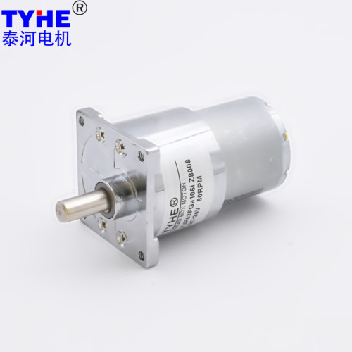 Factory wholesale 12V/24V 42mm diameter torque DC reduction motor, mini motor gear motor