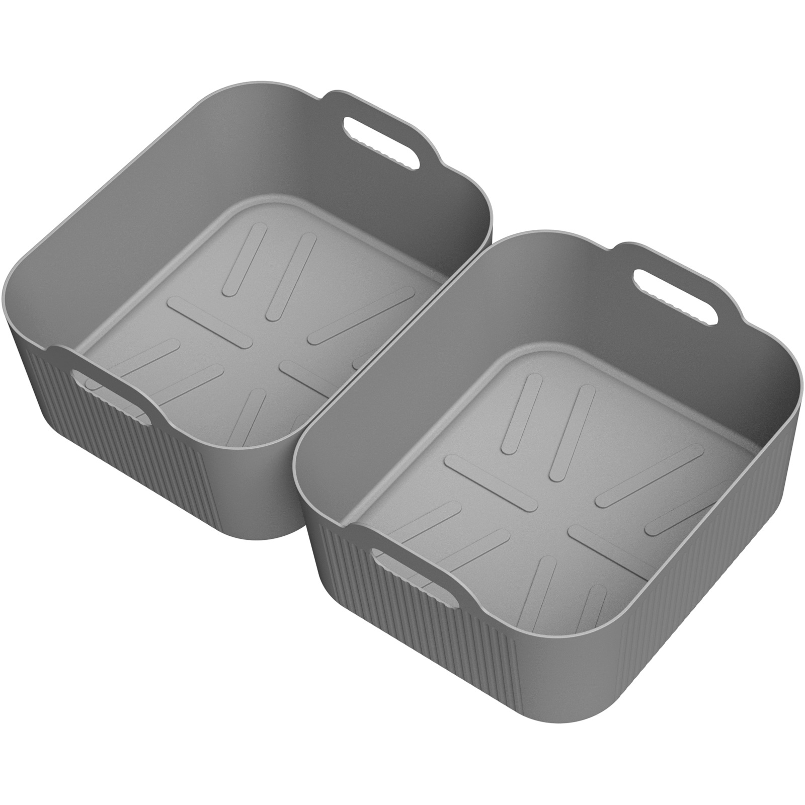 Grenzüberschreitende Luftfritteuse-Kochschale Airfryersiliconepo Luftfritteuse-Silikonschale Silikon-Friteuse-Unterlage