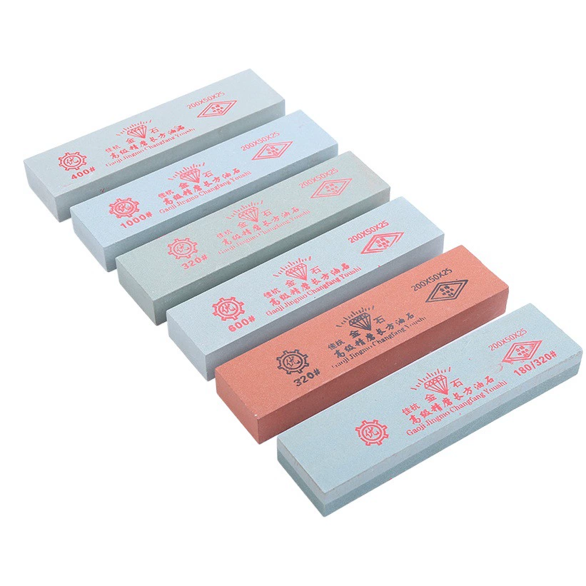 Точильный камень Карбид кремния двухсторонний точильный камень Бытовая Кухня коричневый корунд точилка для масличных камней основа масличный камень в наличии