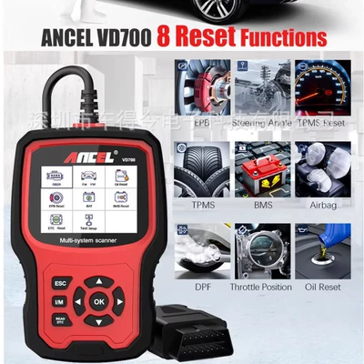Ancel Vd700 Volkswagen Audi Full System Diagnostic Instrument Obdii Detection Tool Maintenance Reset Overseas Version