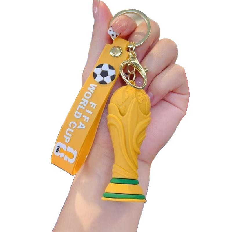 2026 Copa del Mundo fanáticos de llaver alrededor de los dibujos animados mascota colgante mochila para automóviles bolsas colgantes joyas pequeños regalos