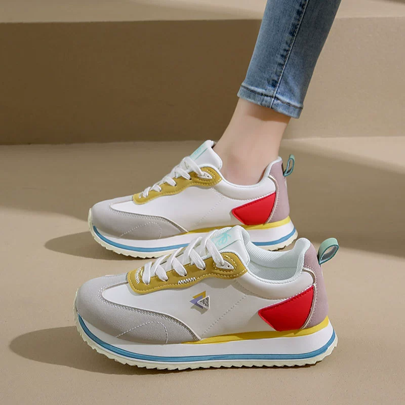 Продвинутые чувства арганда обувь женская весна 2025 новый ретро этические туфли с толстой подошвкой маленькие спортивные повседневные туфли