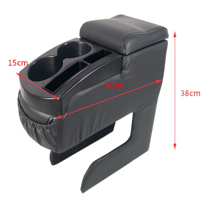 Bendición del coche modelo general coche caja de reposabrazos de plástico central sin perforar cuadro de reposabrazos modificado portavasos delantero y trasero al por mayor