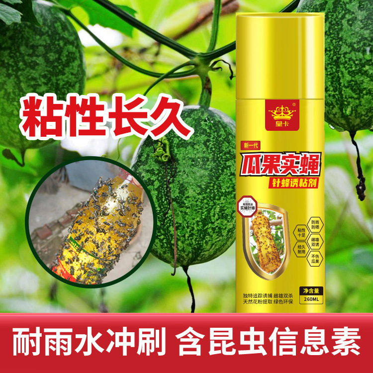 Melon fruit fly attractant Drosophila trap insect attractant insecticidal yellow board double-sided sticky board needle bee medicine