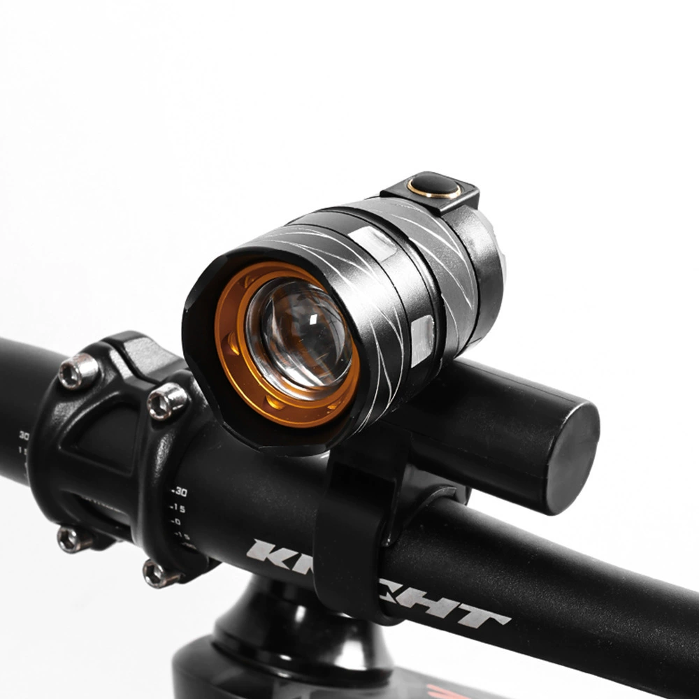 Bicycle USB charging T6 vehicle front light mountain car aluminum alloy charging rotor transforms front headlight headlight