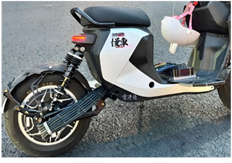 Suitable for Mavericks UQI /U B/Far-reaching GT1 No. 9 Mechanic Electric Vehicle Modification Accessories Rear Water Fender
