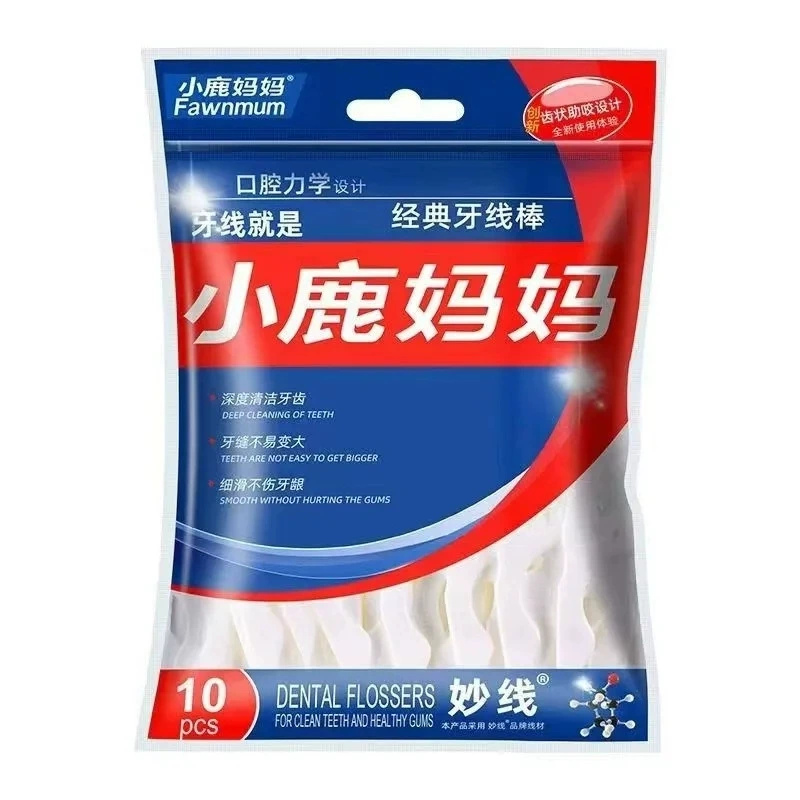 [9112] Little Laby Ultра-тонкая нить для взрослых детей Безопасный артефакт для удаления зубов одноразовые семейные сумки в штучной упаковке