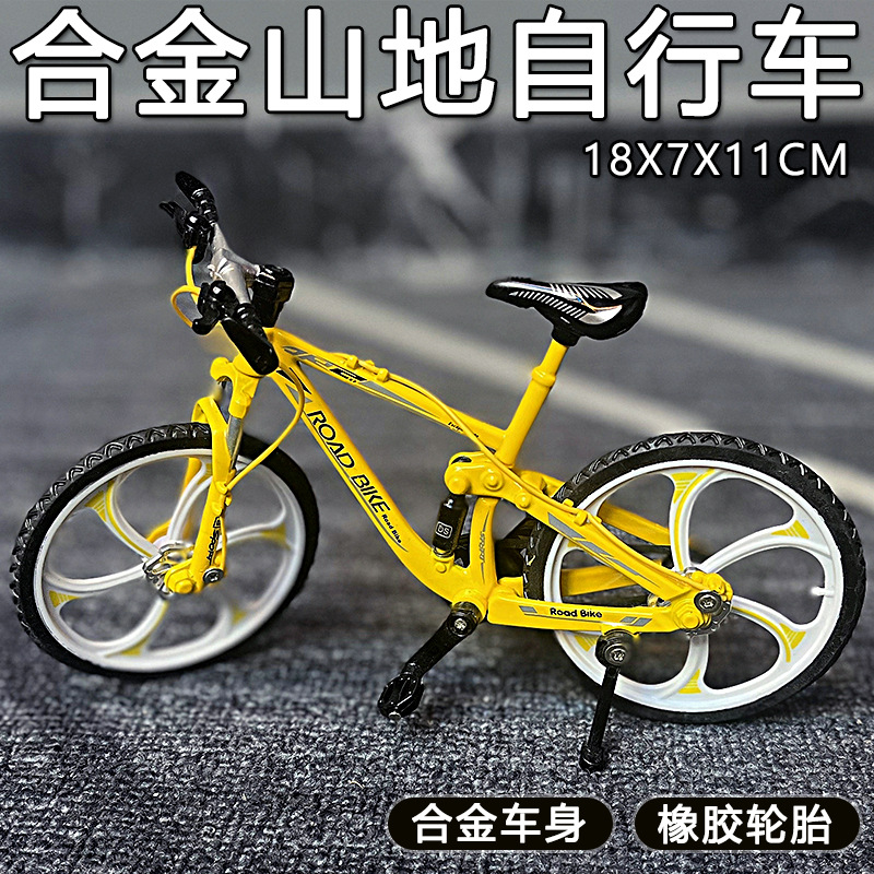 Aleación 1:10 modelo de bicicleta niño juguete carreras simulación bicicleta de carretera hombre colección decoración de metal nuevo