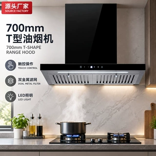 定制700mmT型抽油烟机 外贸批发工程配套OEM/ODM贴牌源头厂家直供