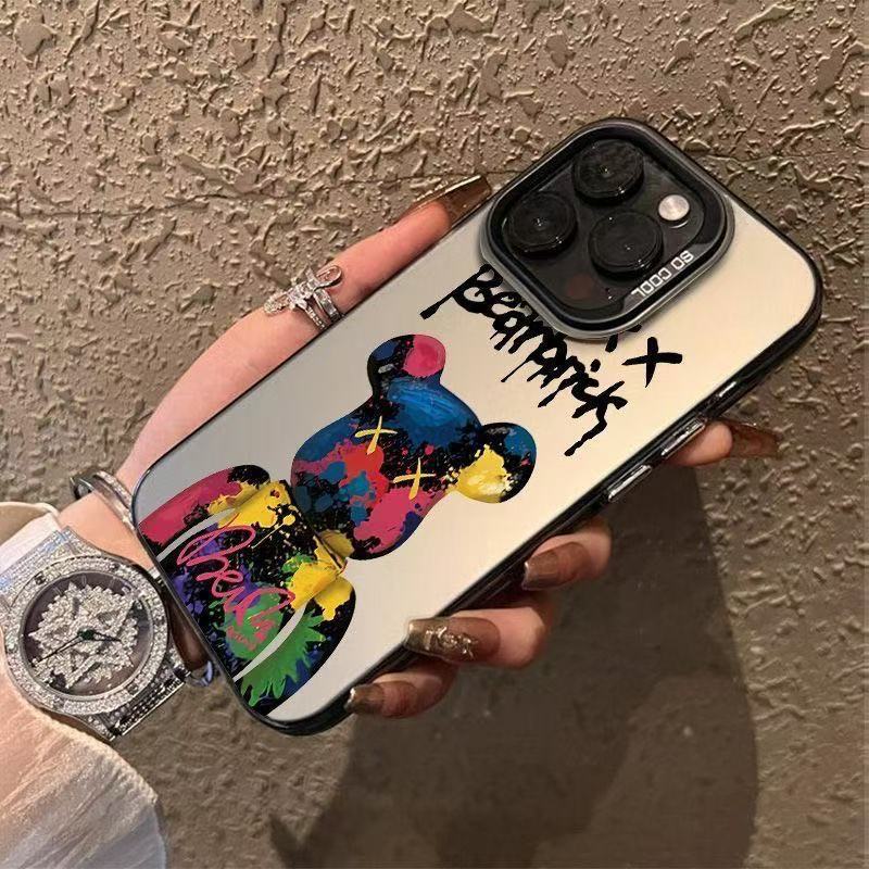 Nuevo estilo de alto valor aplicable iPhone 16 funda para teléfono móvil Apple 15promax/14 anti-caída 13pro12 graffiti 11
