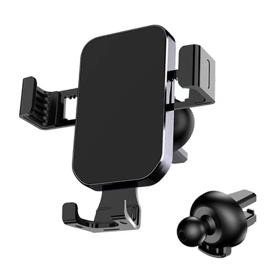 Car phone holder, Spiral Hook Car Phone - yc12-mirror-gravity-bracket-silver-black