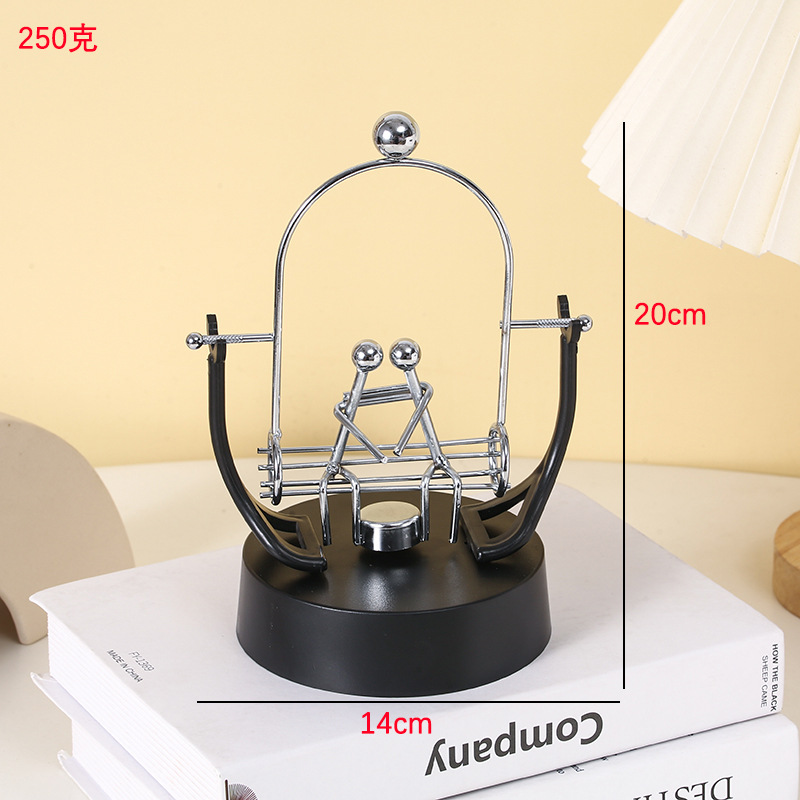 Ornamento caótico máquina de movimiento perpetuo Newton balancador billar de escritorio decoración del hogar silencioso