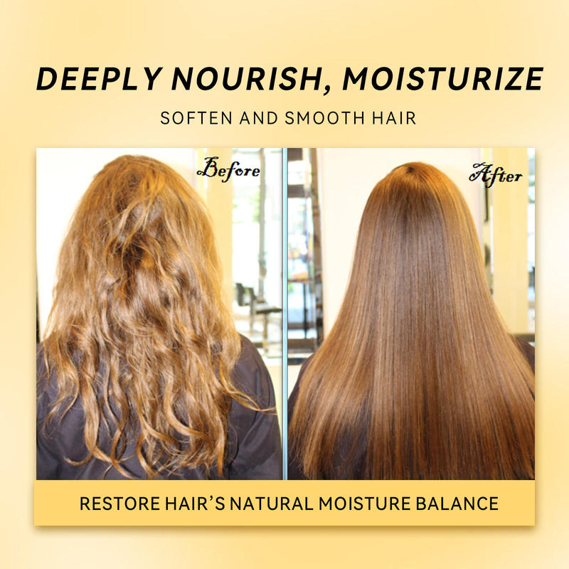 外国貿易ハニーヘアケアエッセンシャルオイルヘアストレートカーリーヘアリペアスムーズフル英語クロスボーダーモロッコヘアオイル卸売|undefined