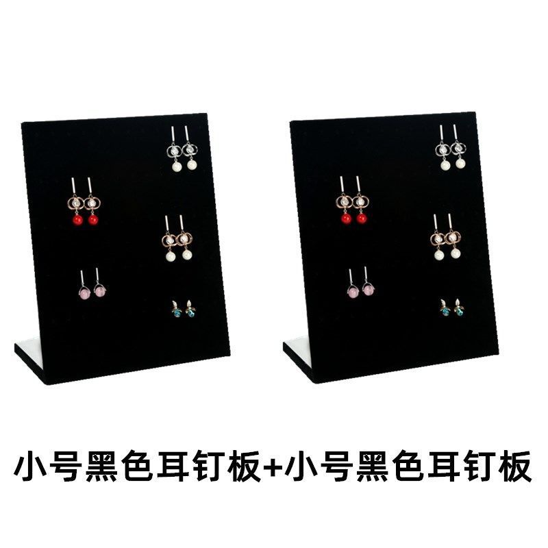 60 holes of black earrings+60 holes black earrings