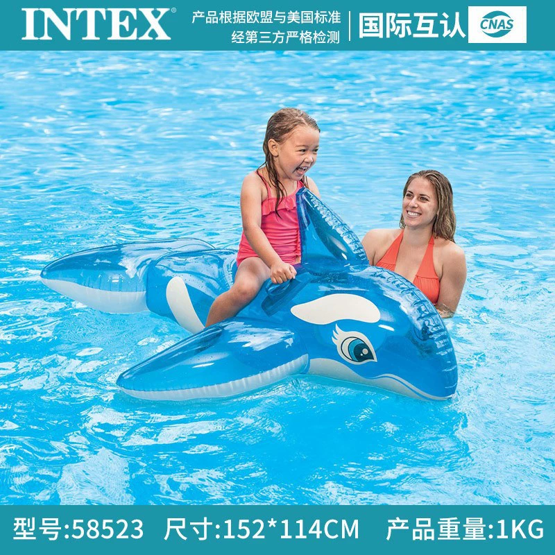 Надувной плавательный круг (INTEX) — лебедь/фламинго/единорог/павлин/и т.д., ПВХ, для взрослых и детей, варианты 105×82 см