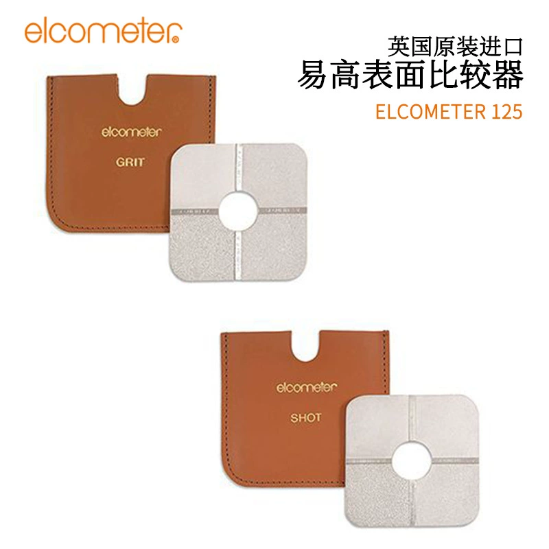 Оригинальный британский ELCOMETER E125-1 E125-2, пластина для сравнения шероховатости, тип крупнозернистого песка, тип дробеструйной обработки
