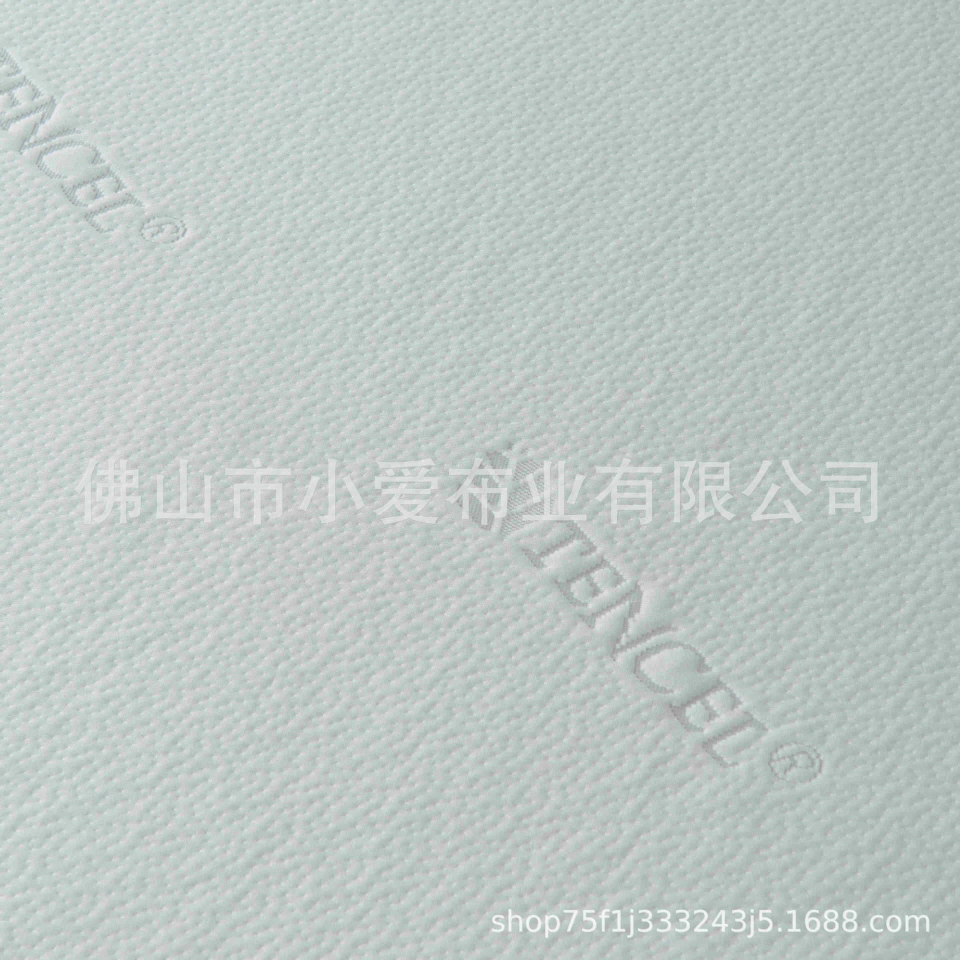 200 gramos de tela de colchón blanco, gramos pesados opcionales tejidos Jacquard tela de colchón de punto blanco único Jacquard tejido