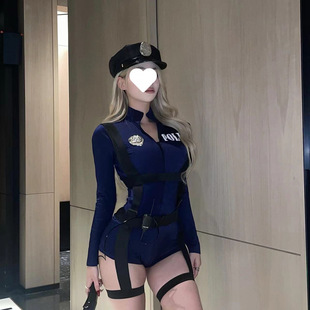 European and American Style Royal Sister Policewoman Uniform Suit Cosplay Nightclub Queen Sexy Ol Stewardess Temptation