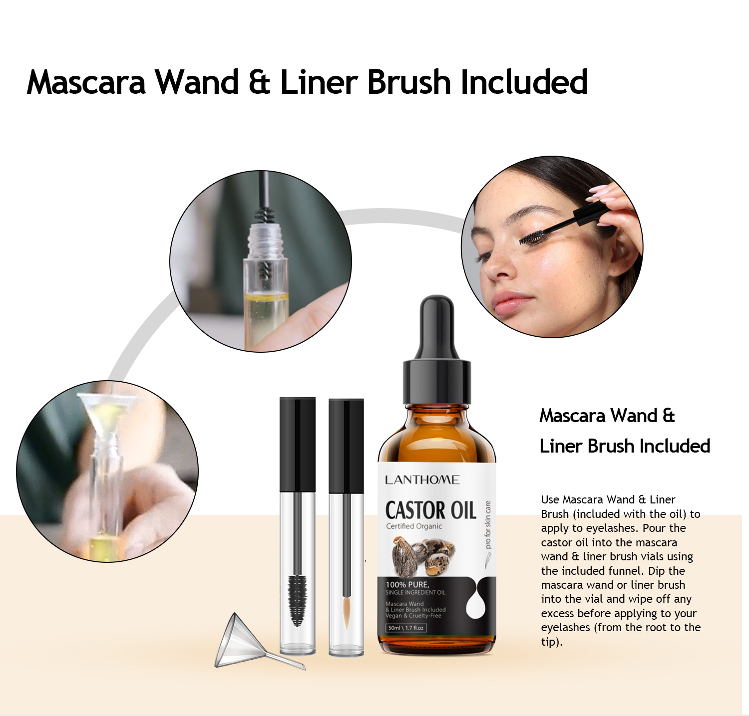 Lanthome Castor Oil Eyelash Serum - Image 6