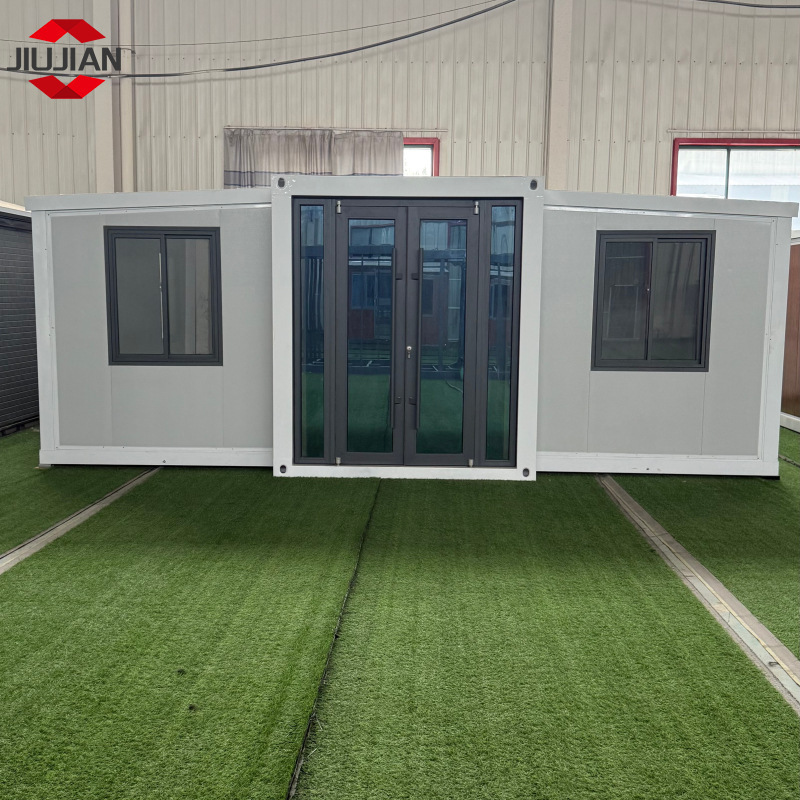 Manufacturer Produces Prefabricated Houses, Foldable Office and Residential Warehouses, 666cm Double-Wing Expandable Container Houses