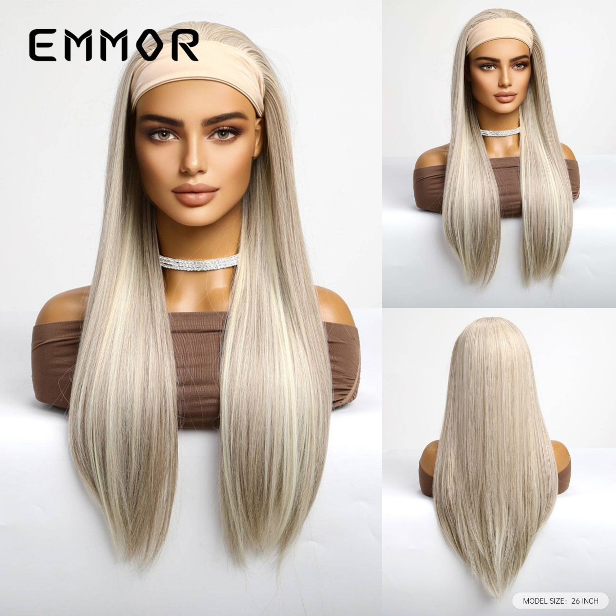 Peluca de estilo europeo y americano transfronterizo para mujer, cinta para el cabello gris, rizado latinoamericano, cabello largo y rizado, elegante, esponjoso y blanco, cubierta para el cabello completo, wigs
