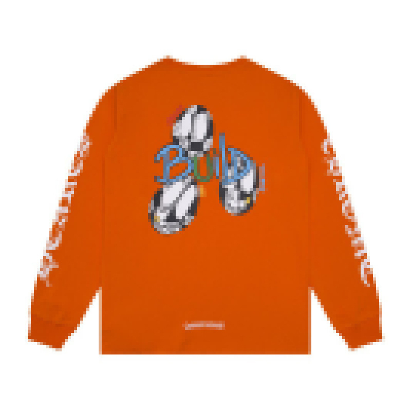 Chrome Heart Long-Sleeve T-Shirt with Round Neck, Unisex, Trendy Cross-Border Brand, in Stock for Wholesale