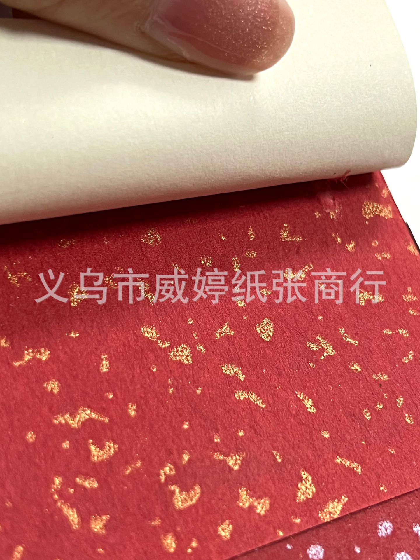 120 gramos rojo / negro / blanco papel rojo