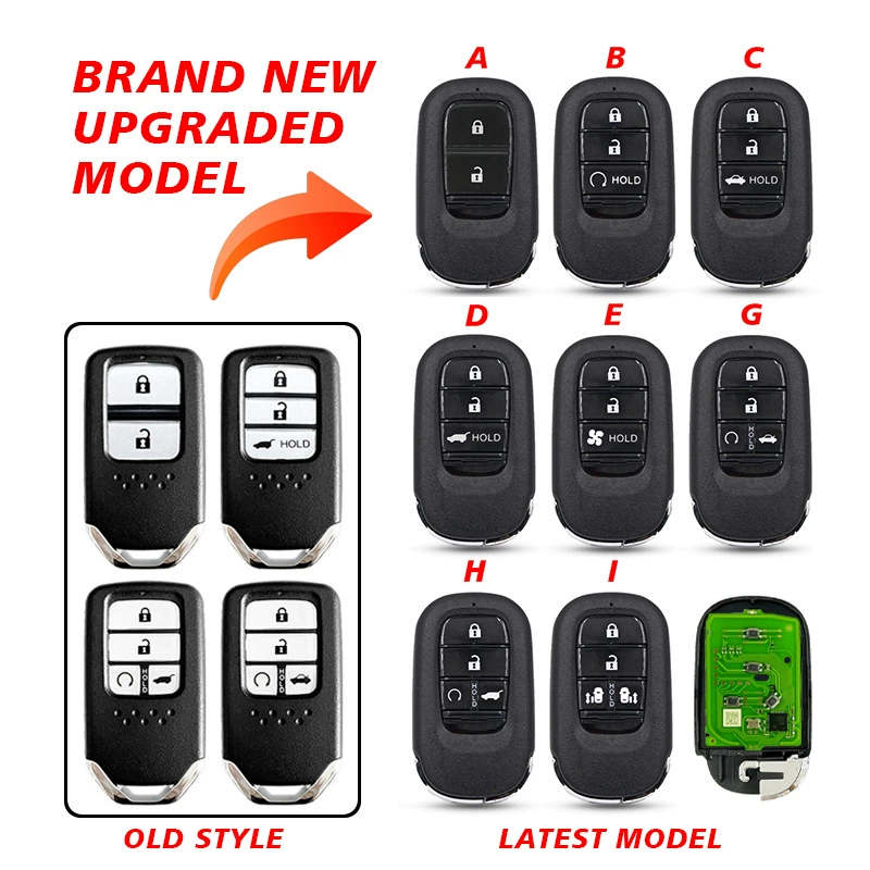 Подходит к ключу новой модели Honda XRV CR-V HR-V Fit ZRV, обновлённая версия замка замок замены чехла 2/3/4 ключа