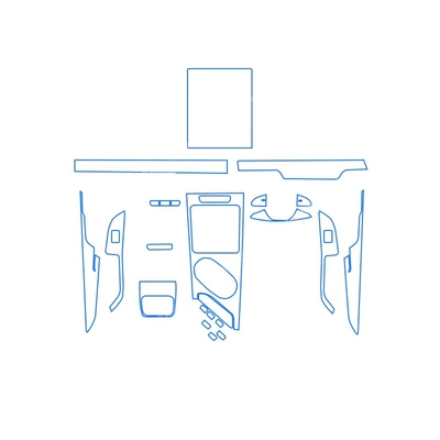 Suitable for 25-26 Models Car interior film - jac-j5-left-hand-drive