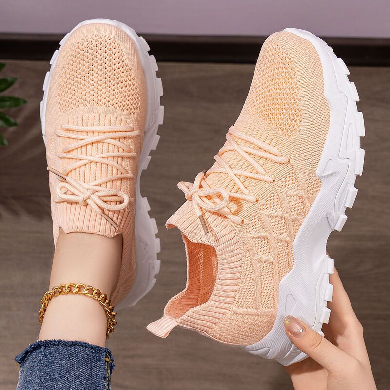 Women's Shoes, Cross-Border Dropshipping, Large Size Height-Increasing Dad Shoes, Breathable, Odor-Free Sneakers, Comfortable Casual Shoes, Single Shoes