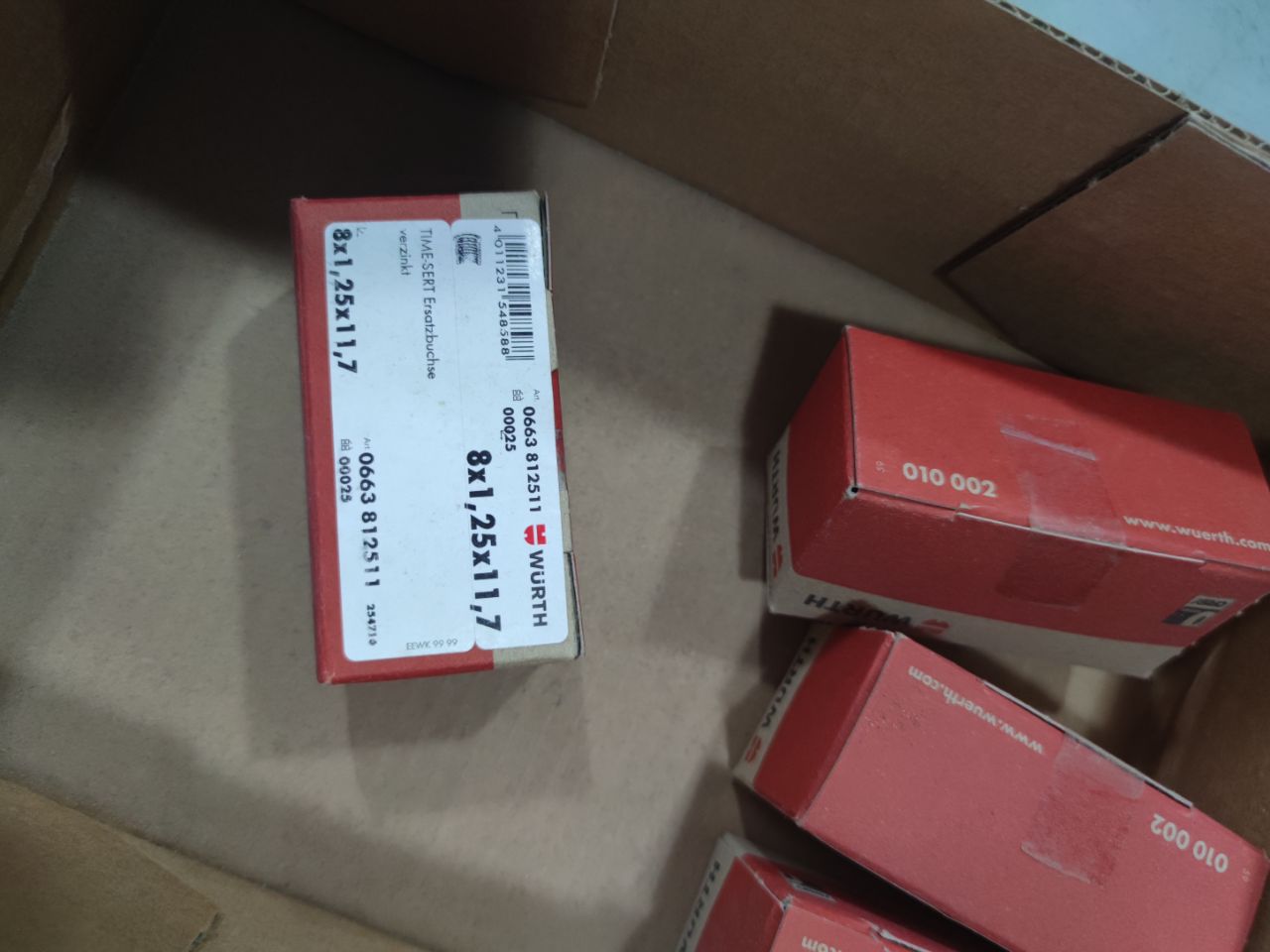 【现货】上海祥树WURTH TIME-SERT专业螺纹修复插件M8x1.25x11.7m