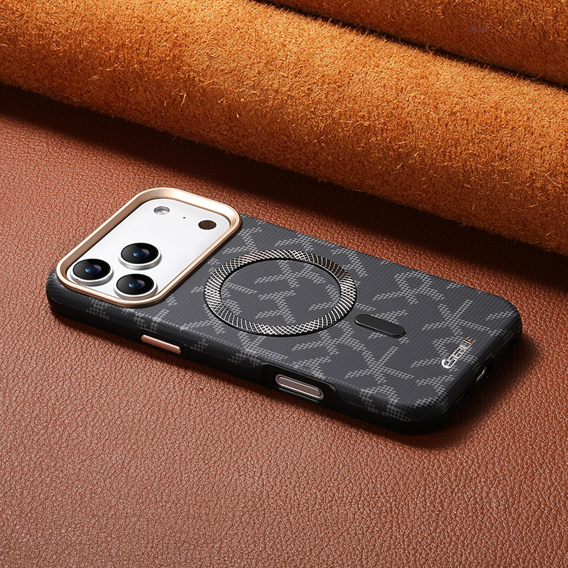 Ốp lưng da chữ cái sang trọng cho iPhone 17 Pro Max/16/15/14, chống sốc toàn diện, nam tính — 【Đen chữ da từ tính】, 【Nâu chữ RT da từ tính】, 【Xanh lá chữ RT da từ tính】, 【Xanh dương chữ RT da từ tính】 chi tiết 7