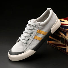 Flash Step Men's Shoes 2024 New Spring Trend Shoes Canvas Casual Shoes Korean Style Trendy Leisure Shoes 5850