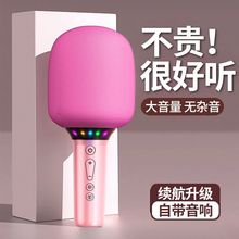 无线蓝牙麦克风音响一体全民K歌儿童手机家用厂家厂家直销亚马逊