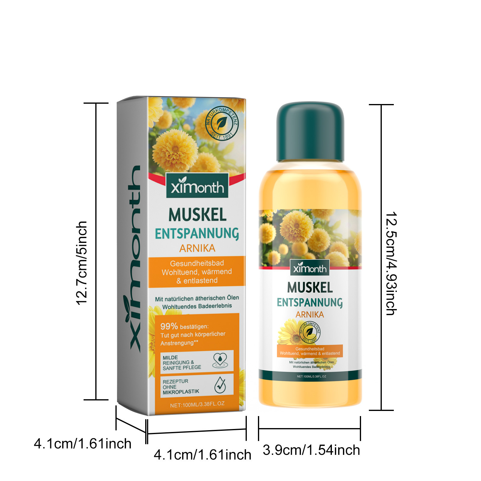 Description Picture 2 of itemMoisturizing Bath Oil Deep Nourishing Gentle Cleansing Anti Drying Smoothing Brightening Relieve Fatigue Soothing Body Bath Oil