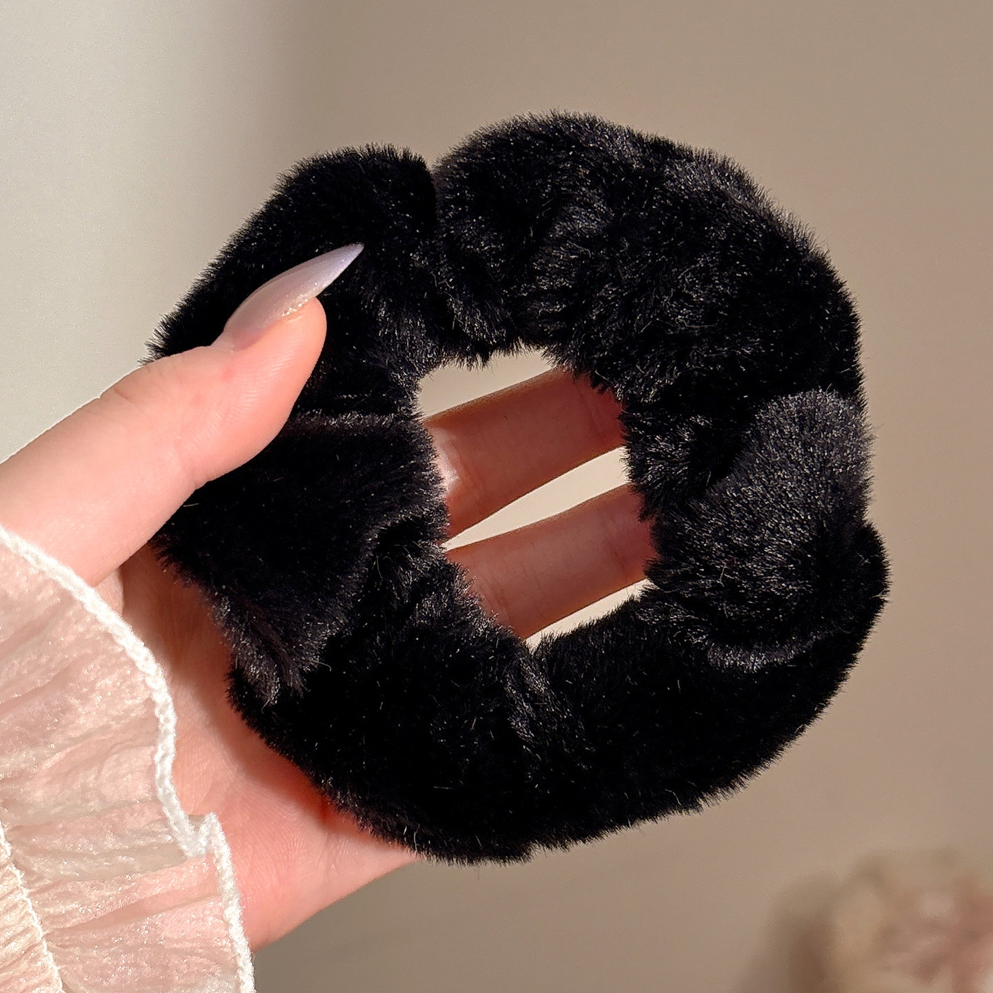 Encaje retro francés, diadema de intestino grueso, mujer 2025, nuevo estilo, cuerda para el cabello, banda de goma, lazo, dulce cuerda para el cabello, accesorios para el cabello